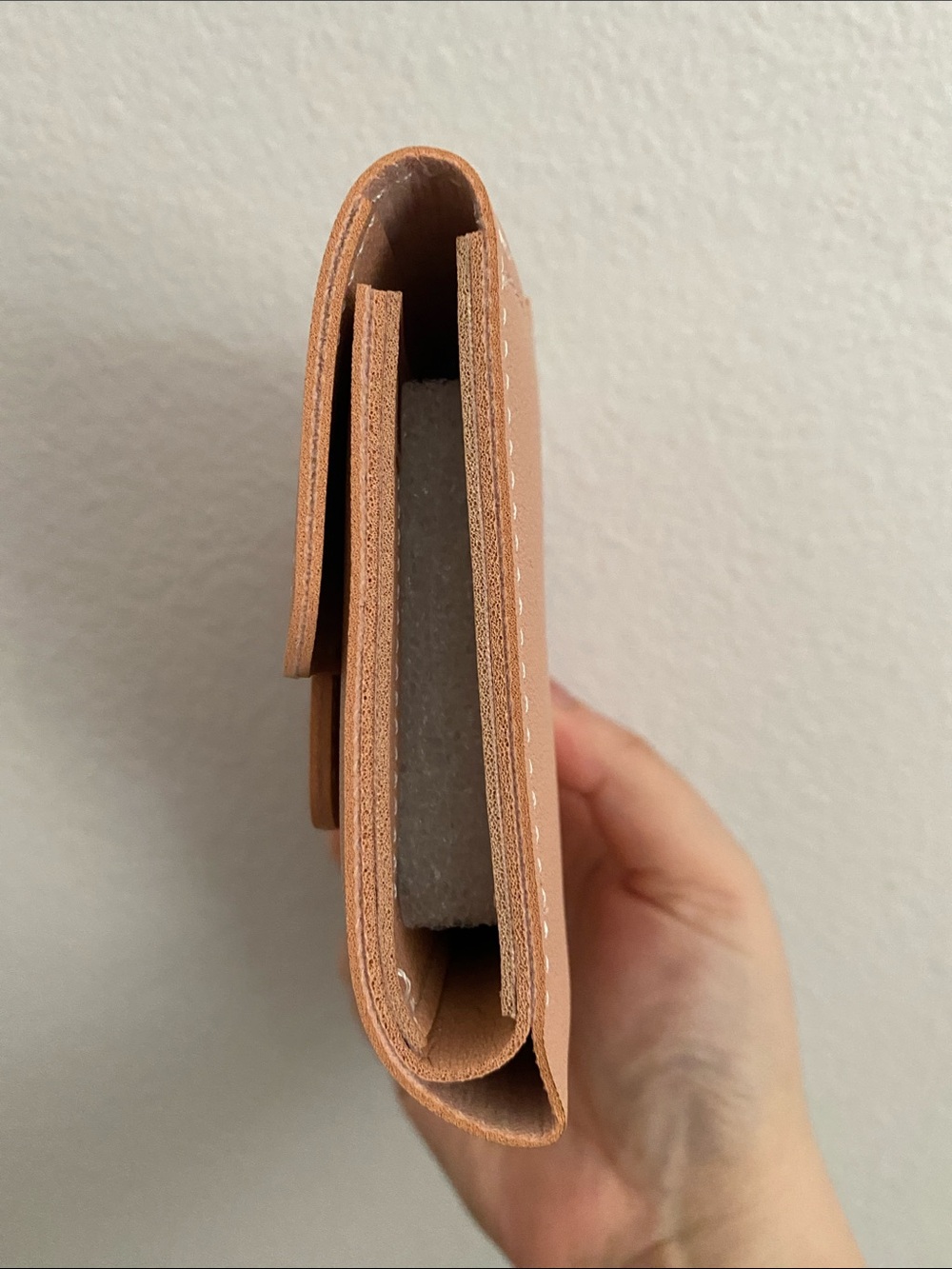 Compact Women's Wallet - Blush Pink - Picture 3 of 8
